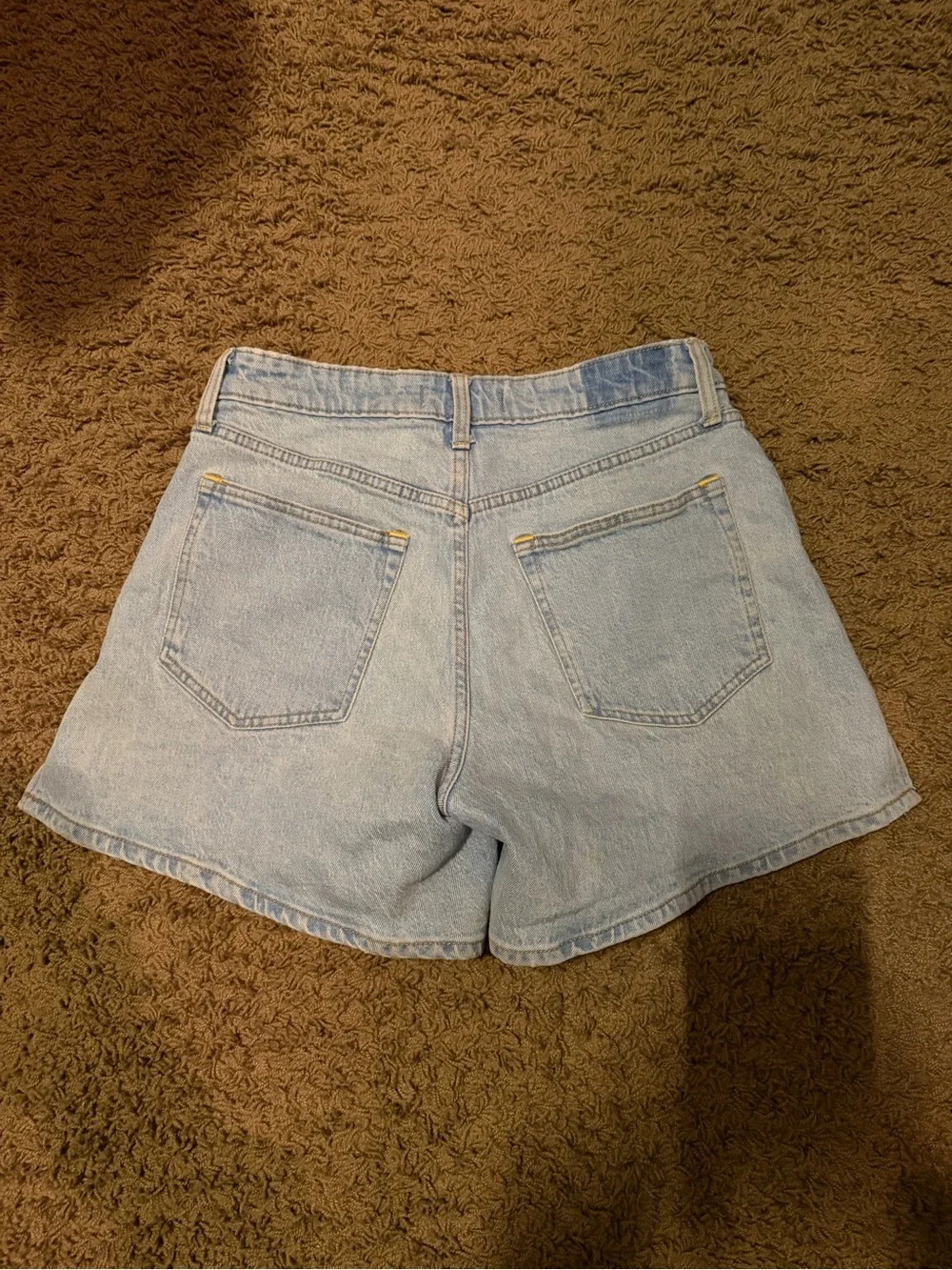 Curve Love Abercrombie Light Wash Denim Women’s Shorts